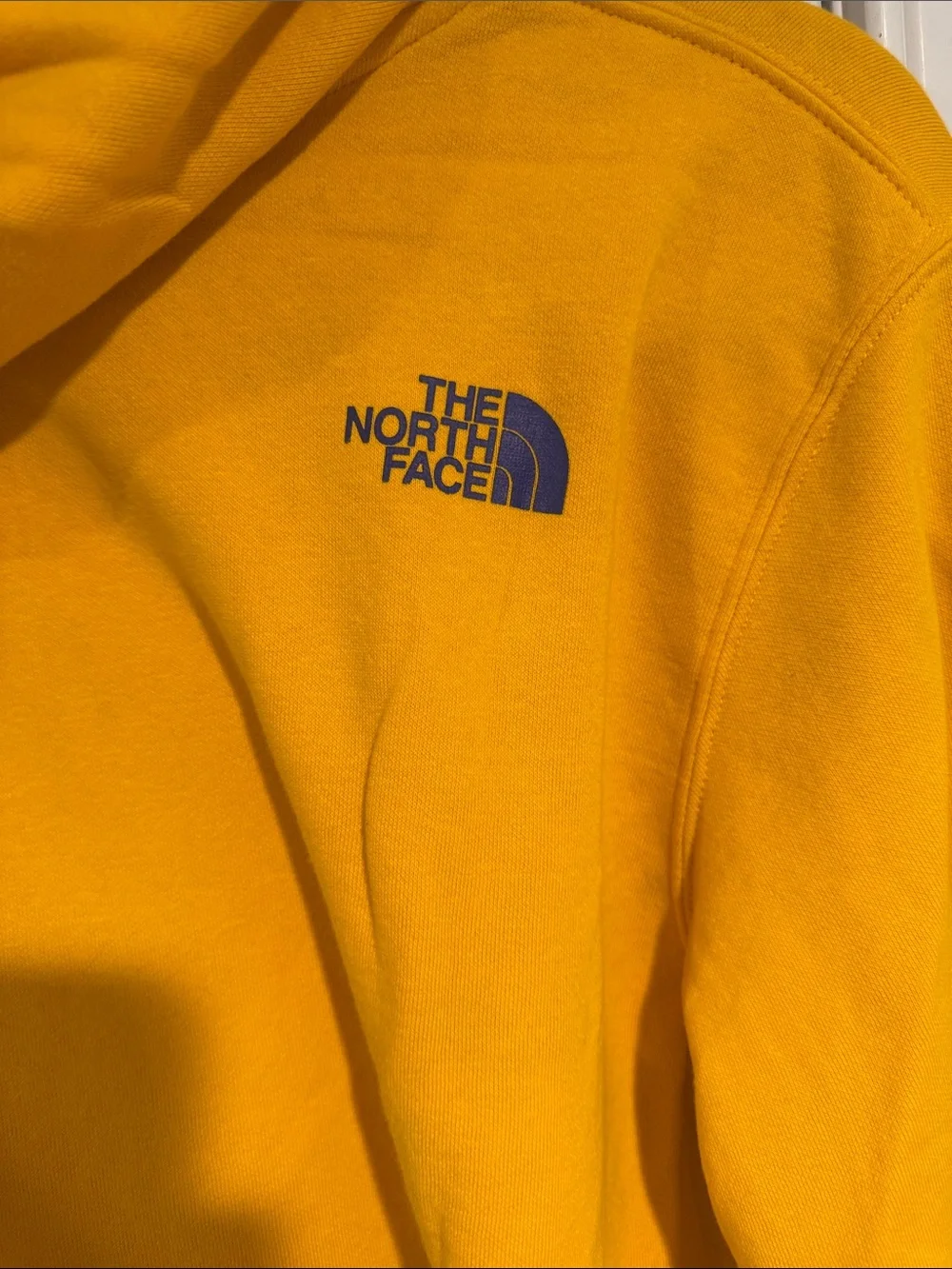The North Face Baggin’ Peaks Graphic Hoodie Yellow Pullover Sweatshirt